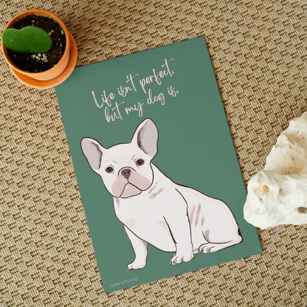 Cute Dog Illustration Print