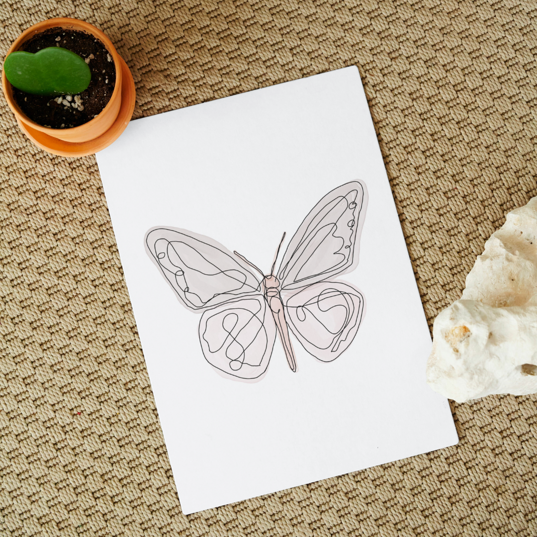 Beautiful Butterfly Print