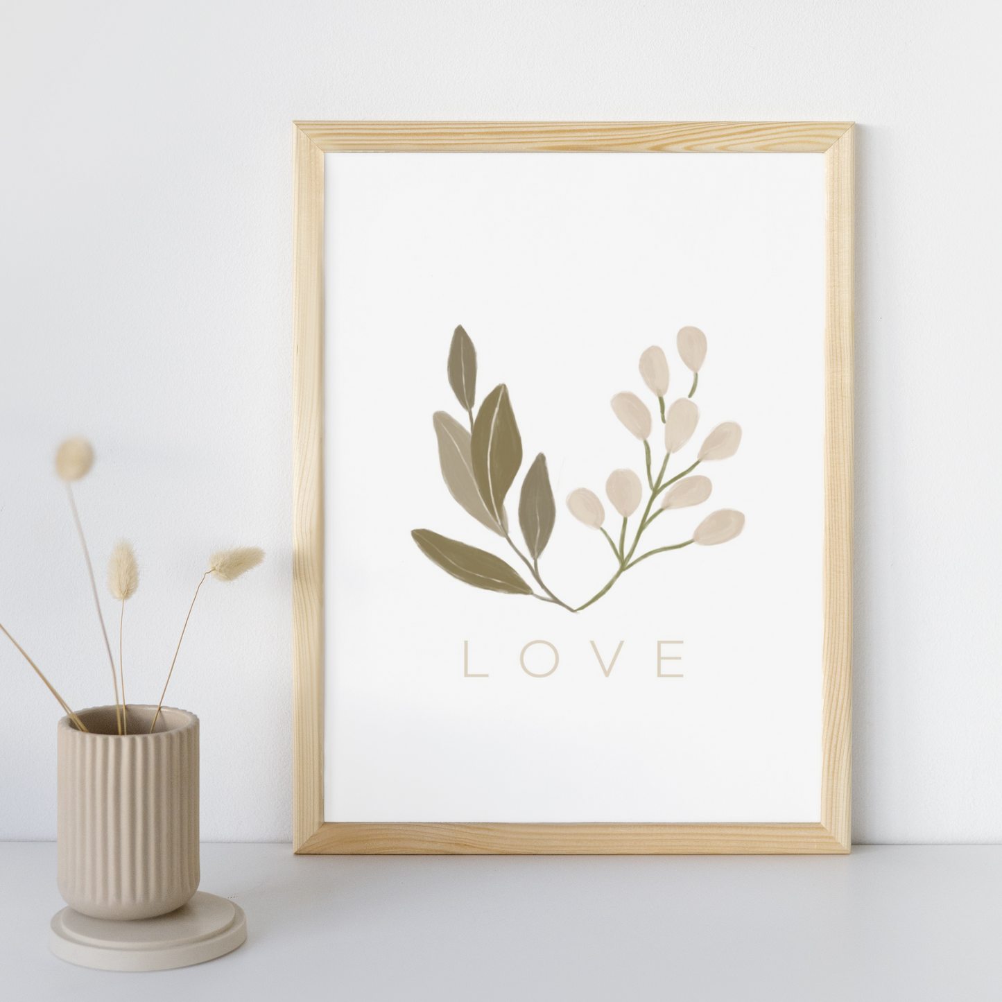 Stylish love Flower Print