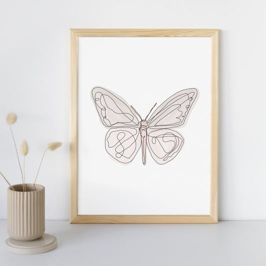 Beautiful Butterfly Print