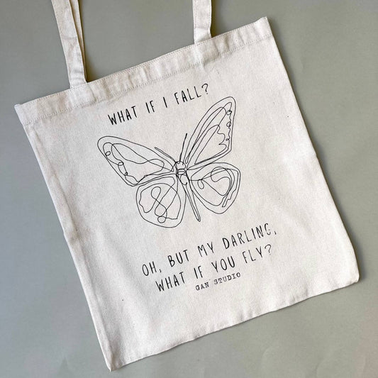 Butterfly tote bag