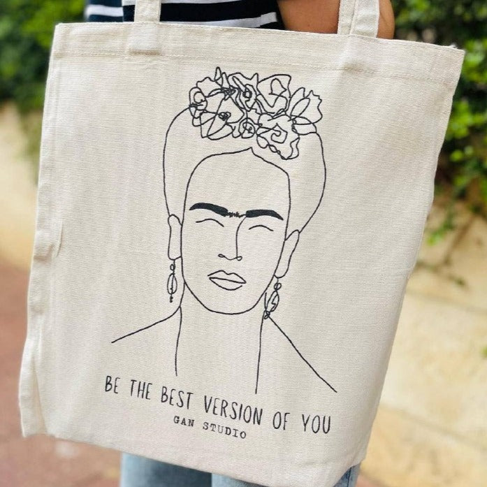 House Of Disaster Frida Kahlo Canvas Shopper Bag | Temptation Gifts
