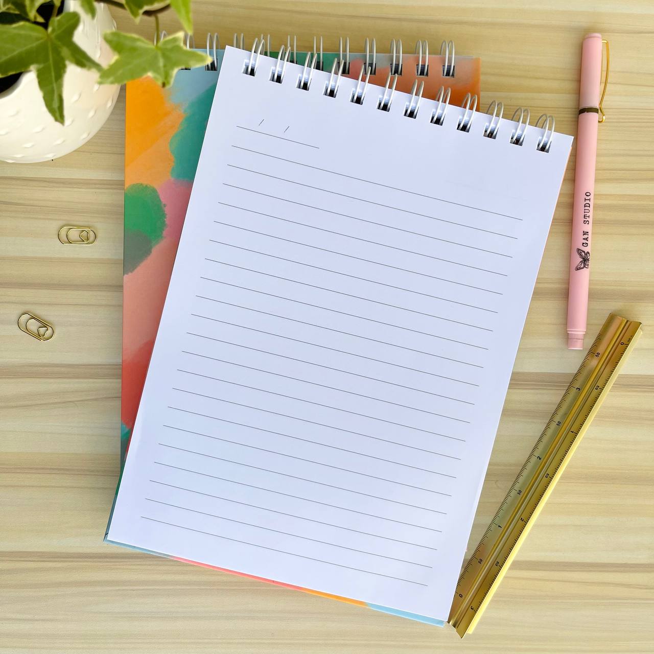 SPIRAL NOTEBOOK COLORFUL – GAN STUDIO