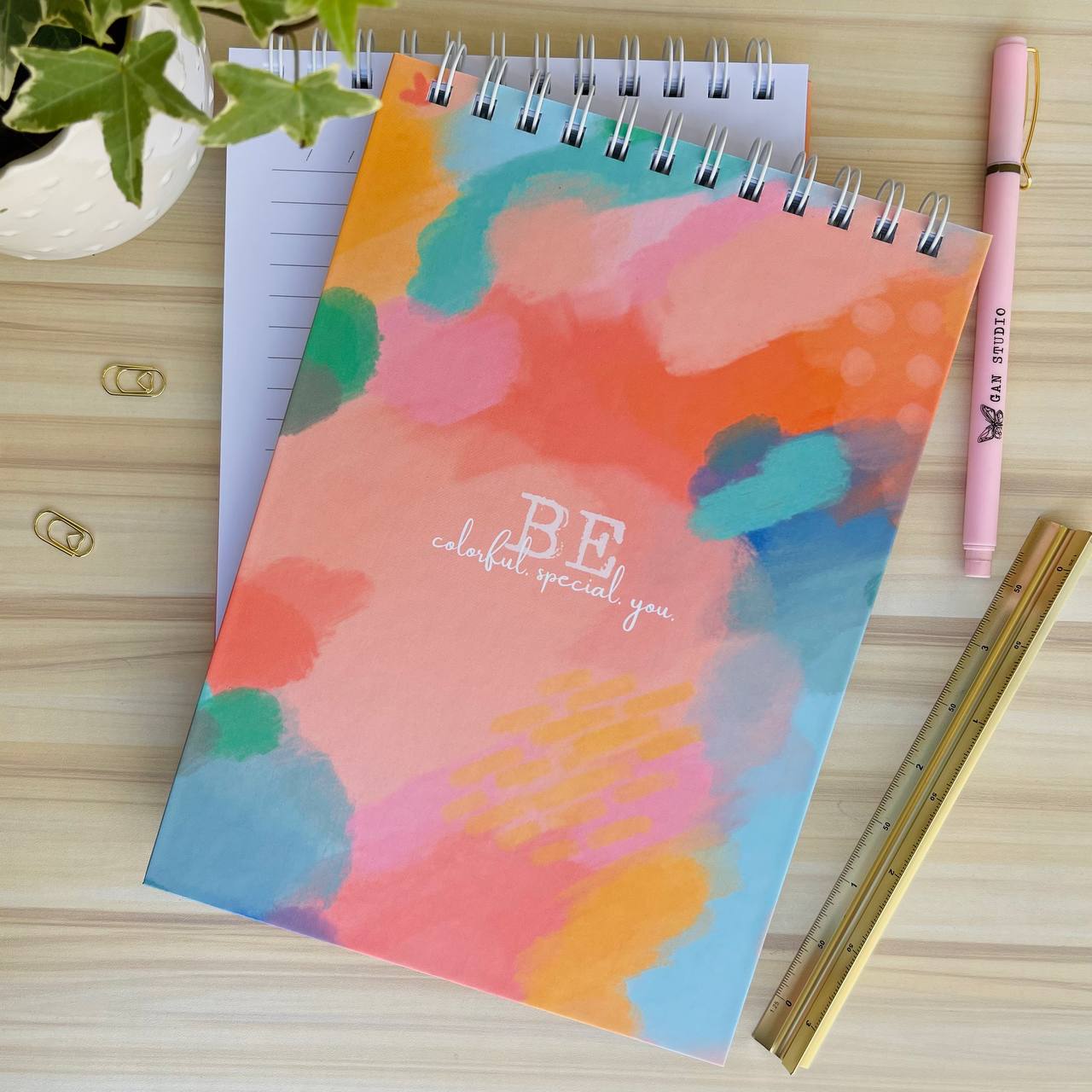 SPIRAL NOTEBOOK COLORFUL – GAN STUDIO